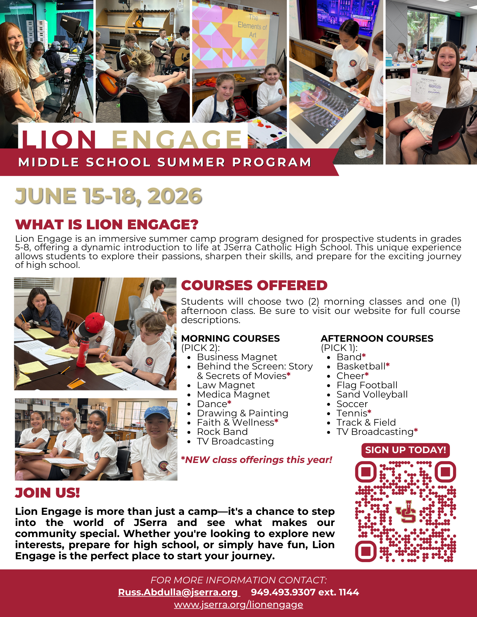 Jserra Summer Camp